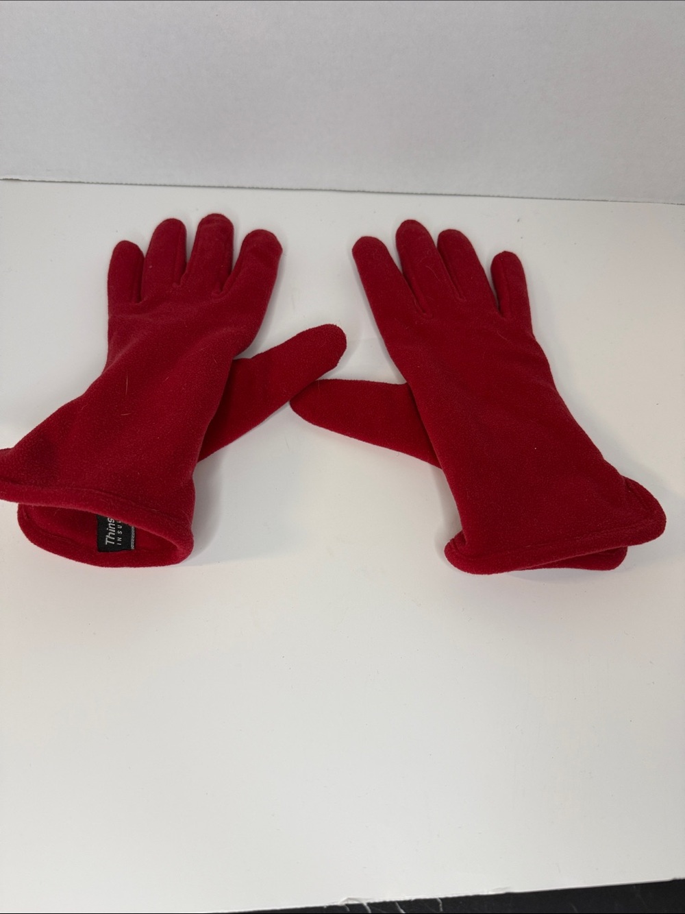 Thinsulate flex Red Women's Fleece Gloves